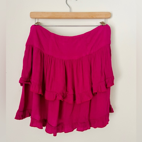 Free People | Endless Summer | Costello Skirt, Hot Pink - Picture 5 of 9